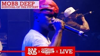 MOBB DEEP  SURVIVAL OF THE FITTEST  LIVE at the Out4Fame Festival 2014  RAP4AID [upl. by Etteniotnna465]