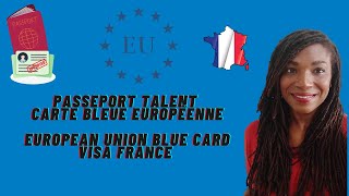 Passeport Talent Carte Bleue Européenne I Passport Talent European Blue Card [upl. by Toll201]