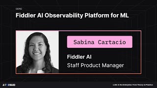 Fiddler AI Observability Platform for MLOps [upl. by Jaunita]