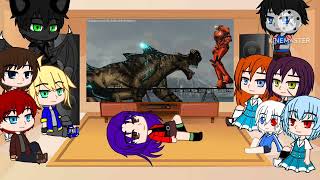 Pacific Rim The Black and neon genesis evangelion react to evolution of jaegers pacific rim [upl. by Qulllon]