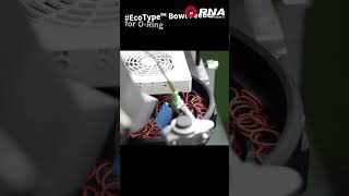 EcoType™ Bowl Feeders  Vibratory Bowl Feeder for O Ring  RNA Automation bowlfeeder rnaautomation [upl. by Chainey]