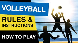 🏐 Volleyball Rules  How to Play Volleyball  The Rules of Volleyball EXPLAINED [upl. by Parrie829]