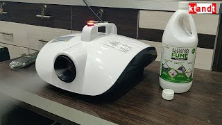 OFFICE FUMIGATION MACHINE COMPLETE USE  COVID 19 Essentials  KTandT  Safety Consultation  HD [upl. by Corydon613]