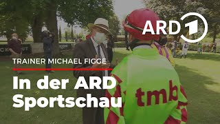 RennpferdeTrainer Michael Figge Unsere 3jährigen ANATELLO und PRINCE OLIVER in der ARD Sportschau [upl. by Scharff]