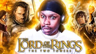 FIRST TIME WATCHING LORD OF THE RINGS THE TWO TOWERS [upl. by Nedlog894]