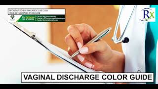 Vaginal Discharge Color Guide [upl. by Aynwad593]