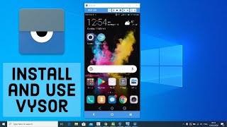 How to Install and Use Vysor on Windows 11  Mirror Android Device in Windows 11 [upl. by Elaen]