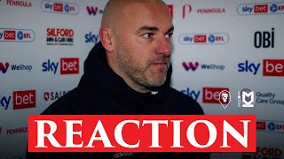 REACTION  Neil Wood on MK Dons defeat [upl. by Keon]