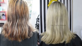 Como corrigir cabelo manchado [upl. by Aihsal]