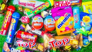 Satisfying Video ASMR Candy Lollipops amp Chocolate Cutting Unboxing Video EP14 [upl. by Lamar633]