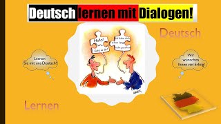 Dialoge B1 Deutsch lernen durch Hören [upl. by Harris]