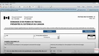 Comment remplir étape par étape le formulaire de demande de permis de travail pour le Canada IMM1295 [upl. by Llenej]