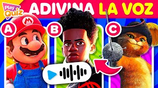 Adivina la Voz de Personajes Animados  Caricaturas 🔊🤔🖍️  PlayQuiz Trivia [upl. by Mhoj760]