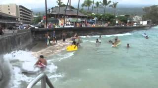 High surf hits Kona [upl. by Jackelyn459]