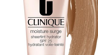 Clinique 🆕 NEW Moisture Surge Sheer Tint Hydrator Broad Spectrum SPF 25 First Impressions amp How to [upl. by Cthrine]