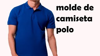 vamos aprender como hacer molde de camiseta polo [upl. by Aerua474]