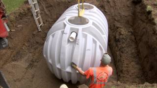 AK Industries  Septic Tank Installation Video [upl. by Mariandi]