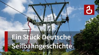 Lebendige deutsche Seilbahngeschichte Die Sesselbahn Assmannshausen  Niederwald [upl. by Argyle263]