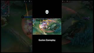 Gusion Gameplay💀 shorts mlbb gusiongameplay [upl. by Netnerb414]