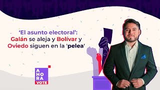 Encuesta sobre la intención de voto en Bogotá  El asunto electoral [upl. by Schonfield128]