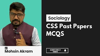 CSS Past Papers Sociology MCQs [upl. by Eilra185]