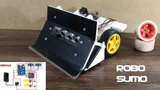 DIY Sumo Robot  Robot sumo yasash [upl. by Girardo]