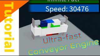 Plane Crazy  Ultrafast Conveyor Drive Engine Tutorial [upl. by Gosnell]