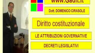 diritto costituzionale decreti legislativi [upl. by Ida687]