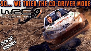 Trying The New WRC 9 CoDriver Mode With Burkhart [upl. by Valli]