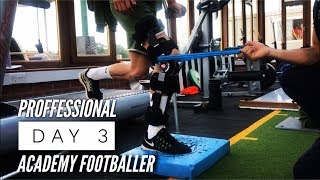 ACL amp Meniscus Injury Exercises For A Footballer  Day In The Life Of An Academy Footballer [upl. by Mharba]