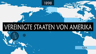 Die Vereinigten Staaten von Amerika  Zusammenfassung auf einer Karte [upl. by Haletta]