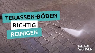 Gartentipp TerrassenBöden richtig reinigen und versiegeln [upl. by Arbua]