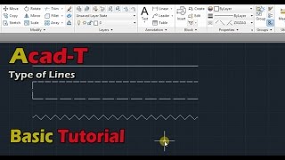 How To Make a Custom LineType  Types of Line  AutoCAD Tutorials [upl. by Leveridge]