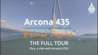 On Test Arcona 435  Below decks [upl. by Ellinet988]