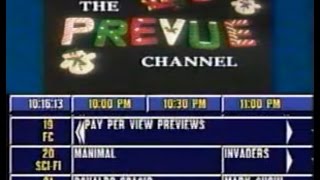 Prevue Channel on Paragon Cable with Christmas Cookies Idents [upl. by Helali807]