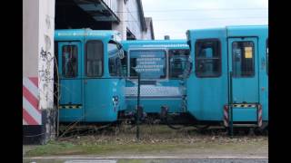 Das endgültige Ende der alten UBahn Frankfurt Bilder und Videos [upl. by Akinajnat]