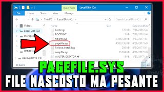 COME ELIMINARE IL FILE quotpagefilesysquot CHE SI NASCONDE SUL DISCO LOCALE C viral guide pc [upl. by Bois506]