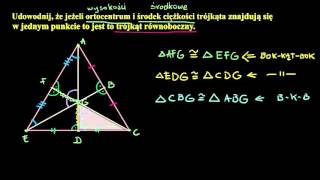 Ortocentrum i środek ciężkości [upl. by Annuaerb]