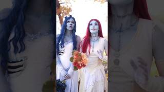 The 🍁FOLIAGE🍁  Corpse Bride and Sally w halcybella 🎃🦋 both dresses made by me 👗 [upl. by Hubing]