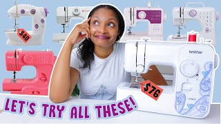 Best Sewing Machine for Beginners Under 100  8 layer denim test [upl. by Ikcim]