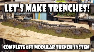 Lets Make Modular Wargaming Trench Terrain [upl. by Portugal100]