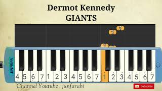 Dermot Kennedy  GIANTS  melodica tutorial [upl. by Ynatsed]