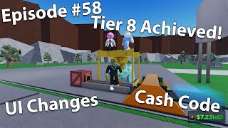 Roblox  Factory Simulator Playthrough  Episode 58  Finally Tier 8  Huge Update and Cash Code [upl. by Trini]