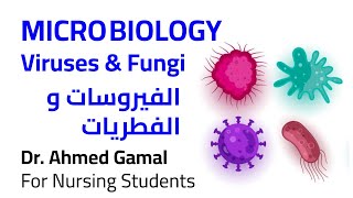 Viruses and Fung  الفيروسات والفطريات [upl. by Ardnnaed]