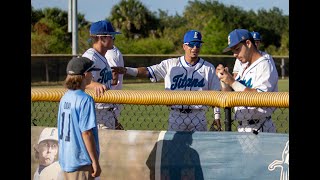 EFSC Baseball vs Indian River State College 2023 [upl. by Aihsilat]