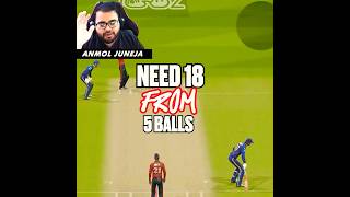 Need 18 From 5  GT vs SRH  IPL 2024  Cricket 24 shorts  Anmol Juneja [upl. by Rattray]