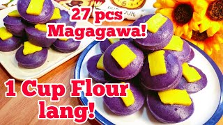 1 CUP LANG NG HARINA MARAMI KA NG MAGAGAWA Malaki ang Kita UBE PUTOCHEESE with Costings [upl. by Yme]