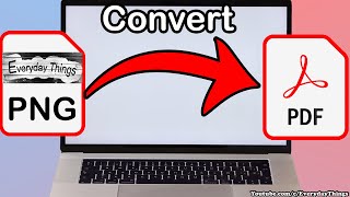 How to convert PNG to PDF very easily and simply [upl. by Karsten436]