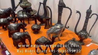 Raj Bidri Craft  BidriCraft Manufacturer  bidri work [upl. by Drageruaeb]