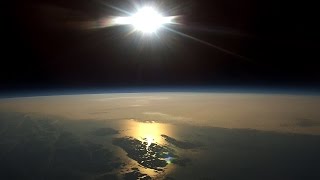 Near Space Weather Balloon Launch With Gopro To 109 000 Feet [upl. by Anilatsyrc]